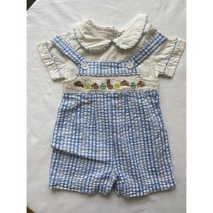 Baby Boy's Seesucker Easter Outfit 3/6 Months